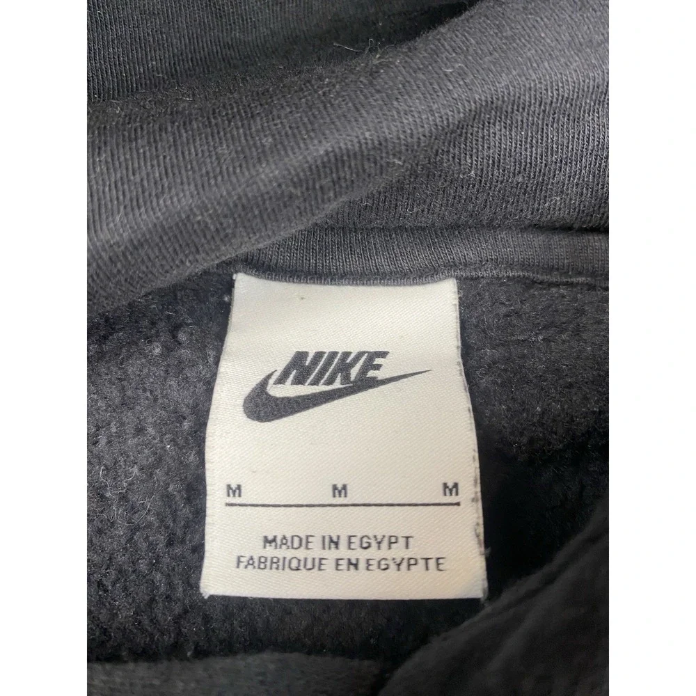 Nike Men's "Go The Extra Smile" Graphic Pullover Hoodie Black Size Medium - Picture 9 of 10